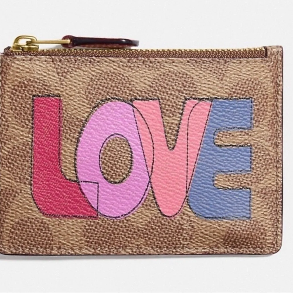 COACH LOVE key Card Case